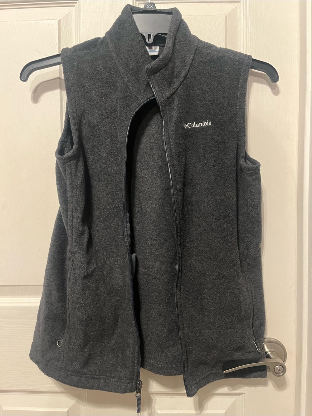 Columbia Kids Charcoal Gray Fleece Vest